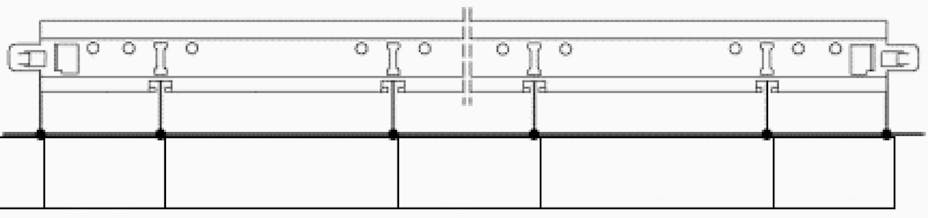 Position of slots and suspension holes