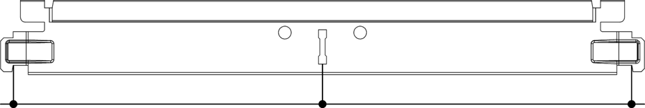 Position des lumières et trous de suspension