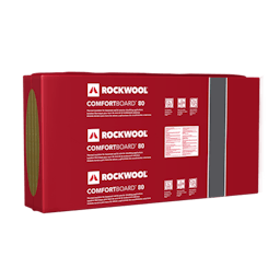 ROCKWOOL Comfortboard® 80 rigid stone wool exterior continuous insulation board